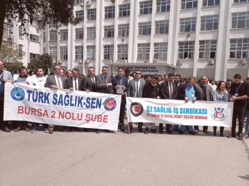 Türk Sağlık-Sen, Bursa’da Kalp Damar Cerrahına Silah Kabzası İle Saldırıyı Kınadı